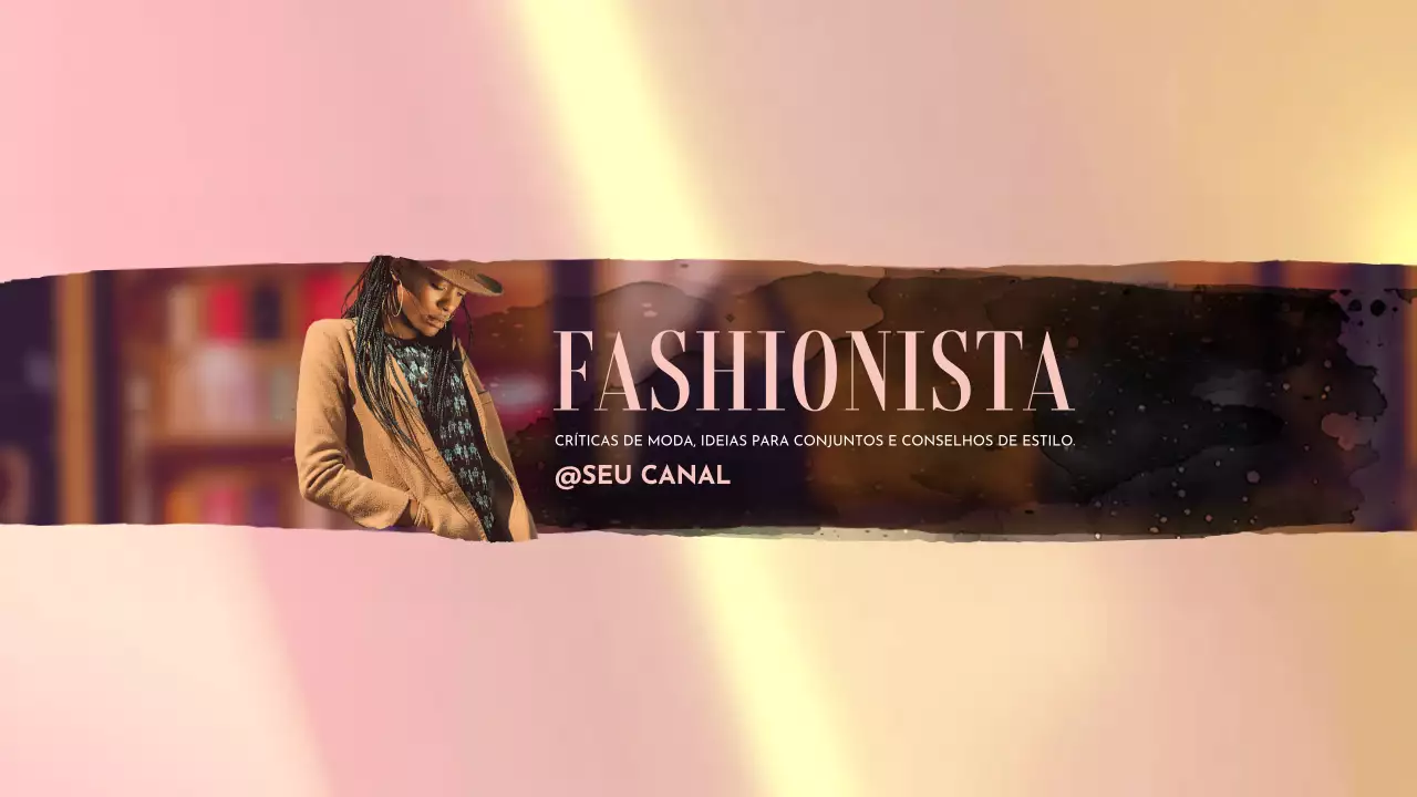 Promoção de moda moderna bege e preta