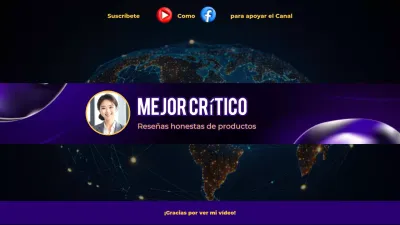 púrpura moderno revisor canal youtube arte