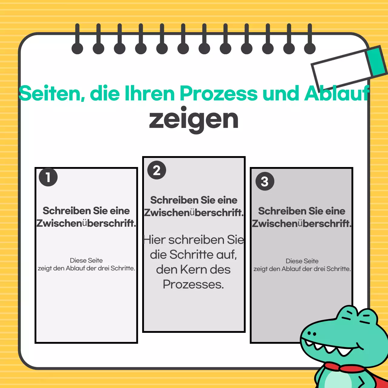 Gelb Einfaches Design erklärt