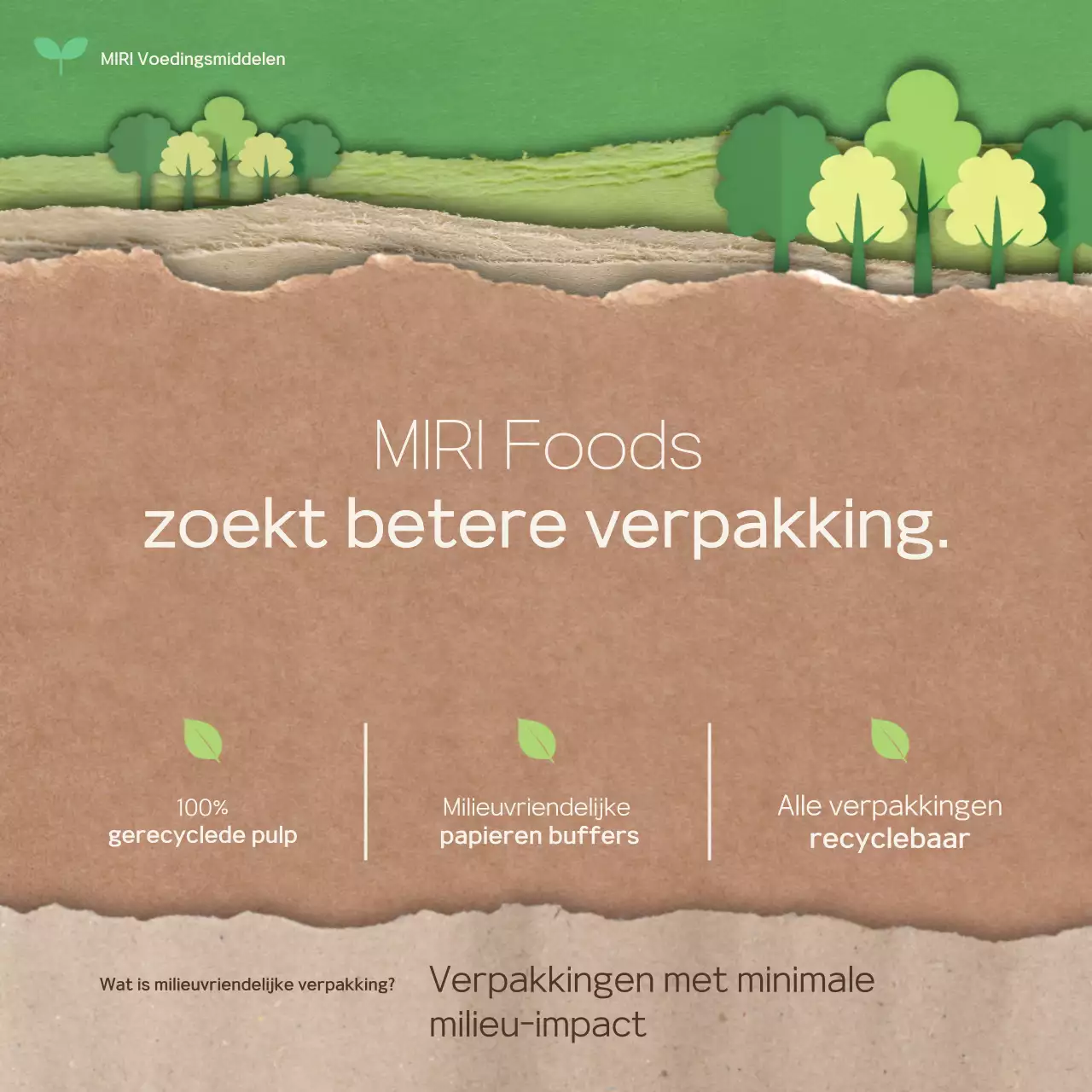 Groene reclame voor natuurbehoud