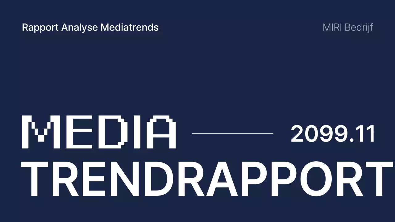 Marineblauw modern marketinganalyserapport