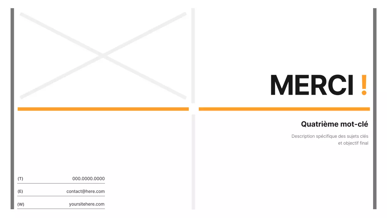 Un rapport d'activité simple en jaune et gris