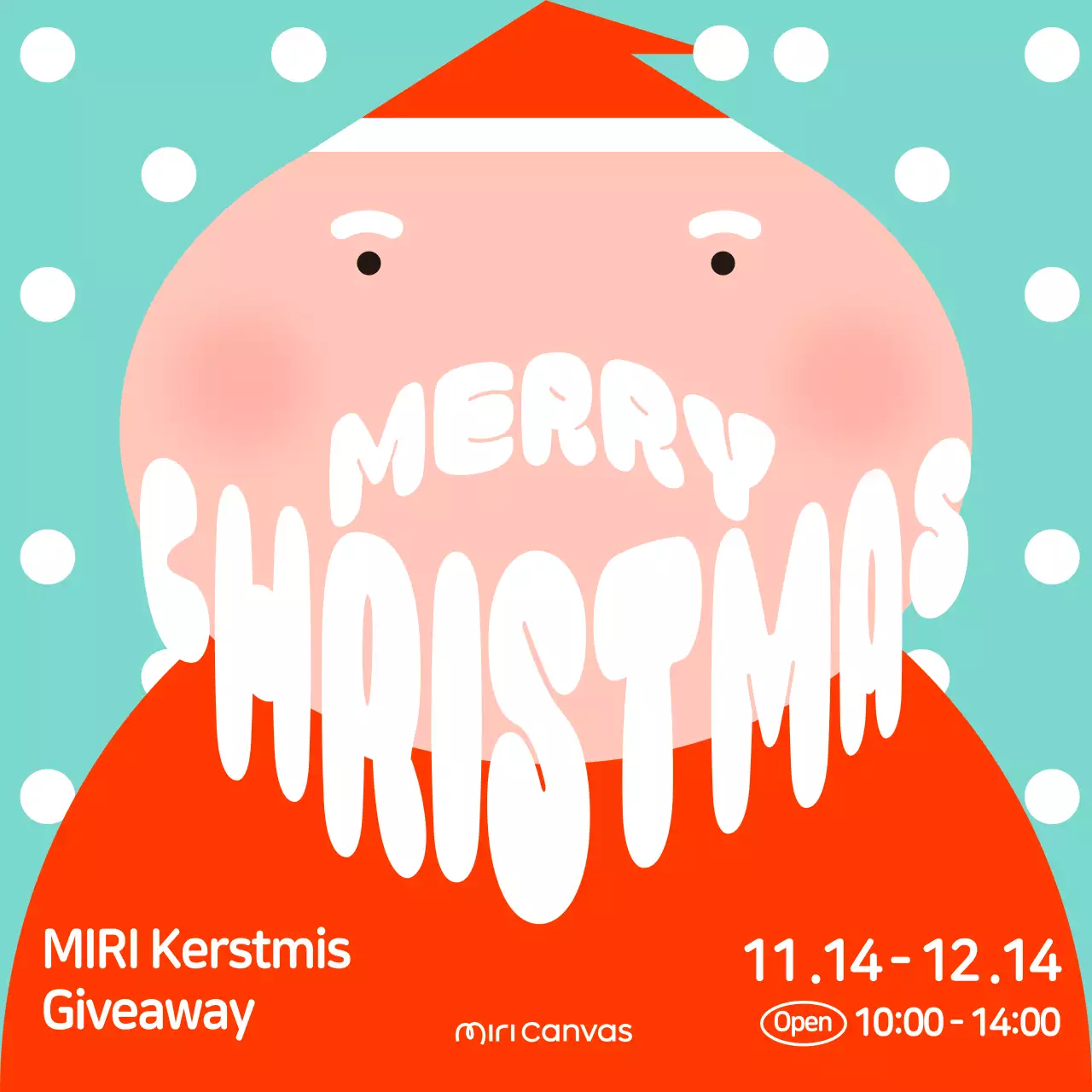 Mint Schattig Kerstmis Evenement