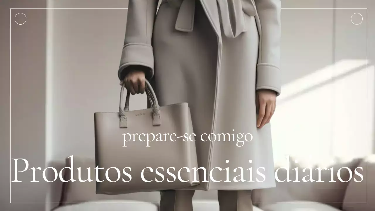 Anúncio de moda elegante bege