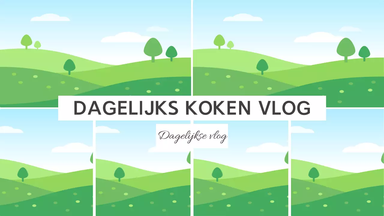 beige groen wit koken vlog moderm stijl