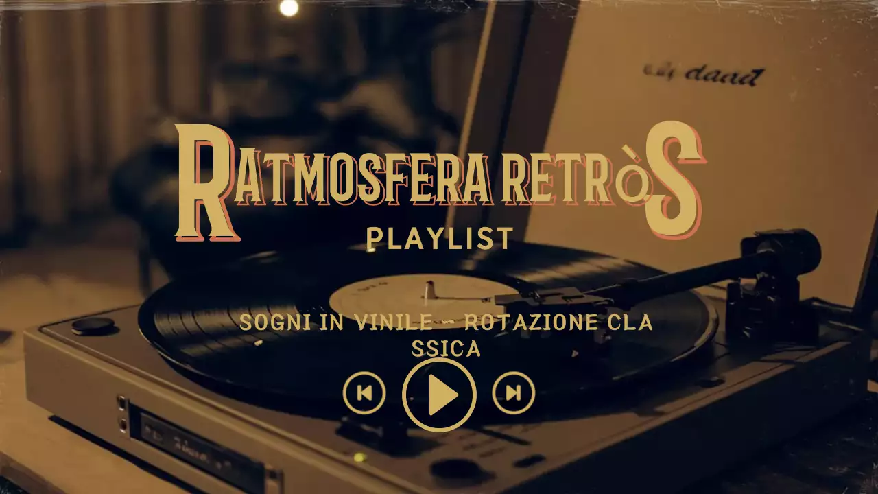 playlist di musica retrò marrone