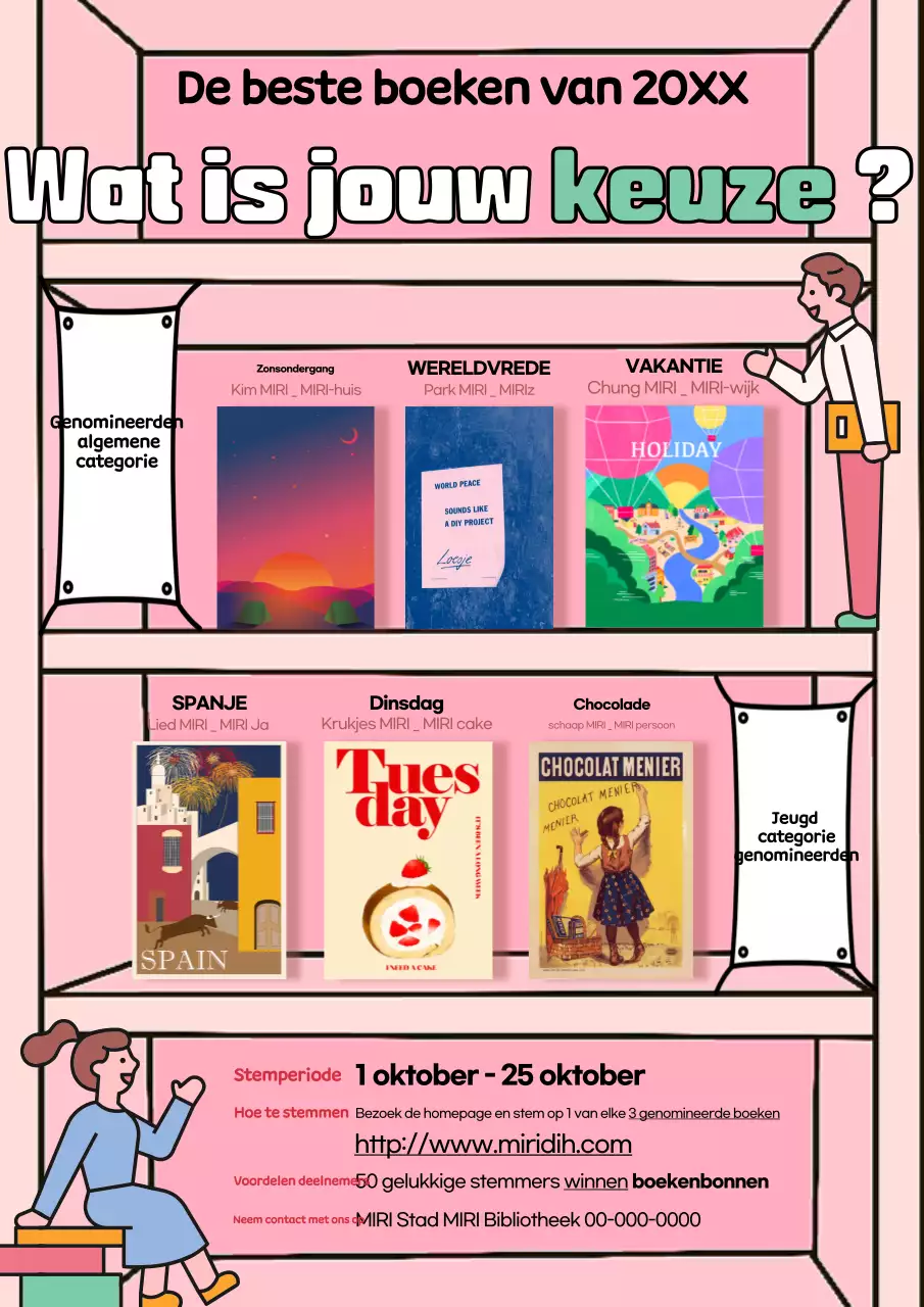 Roze Knuffel Boek Evenement