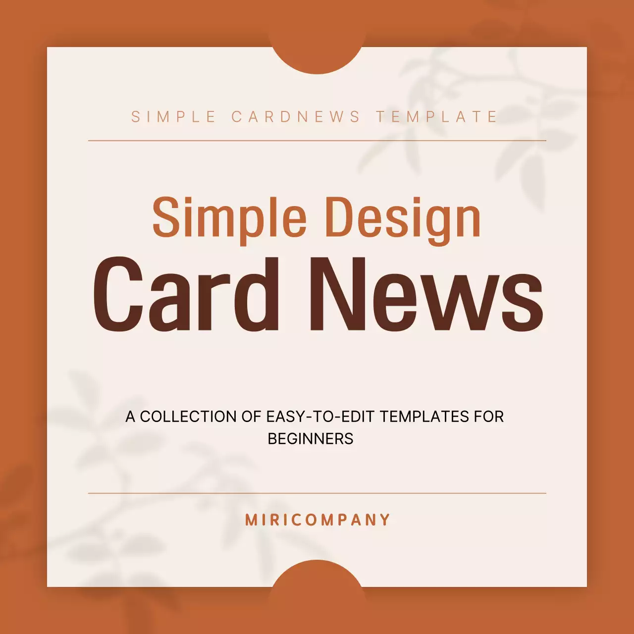 Guia de modelo simples laranja Instagram Carousel