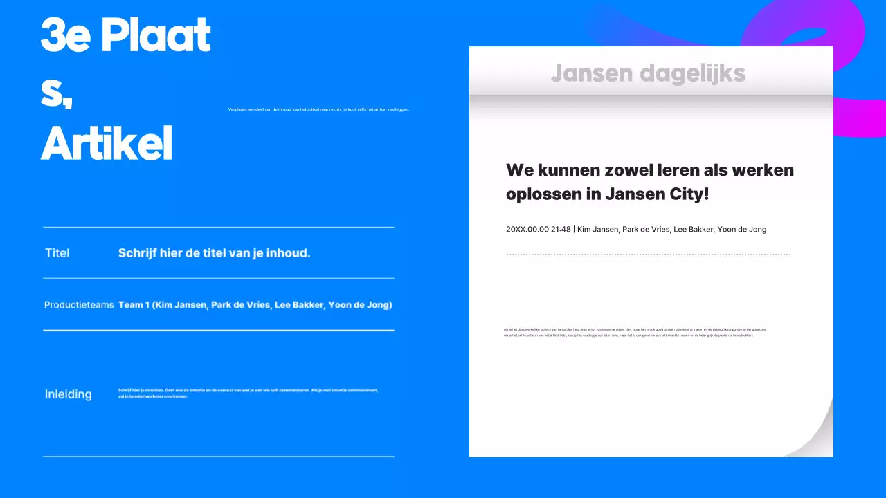 Het Blue Simple Supporters-rapport analyseren