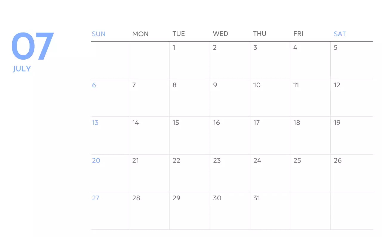 Kalender pelacak sasaran foto dengan percikan warna biru