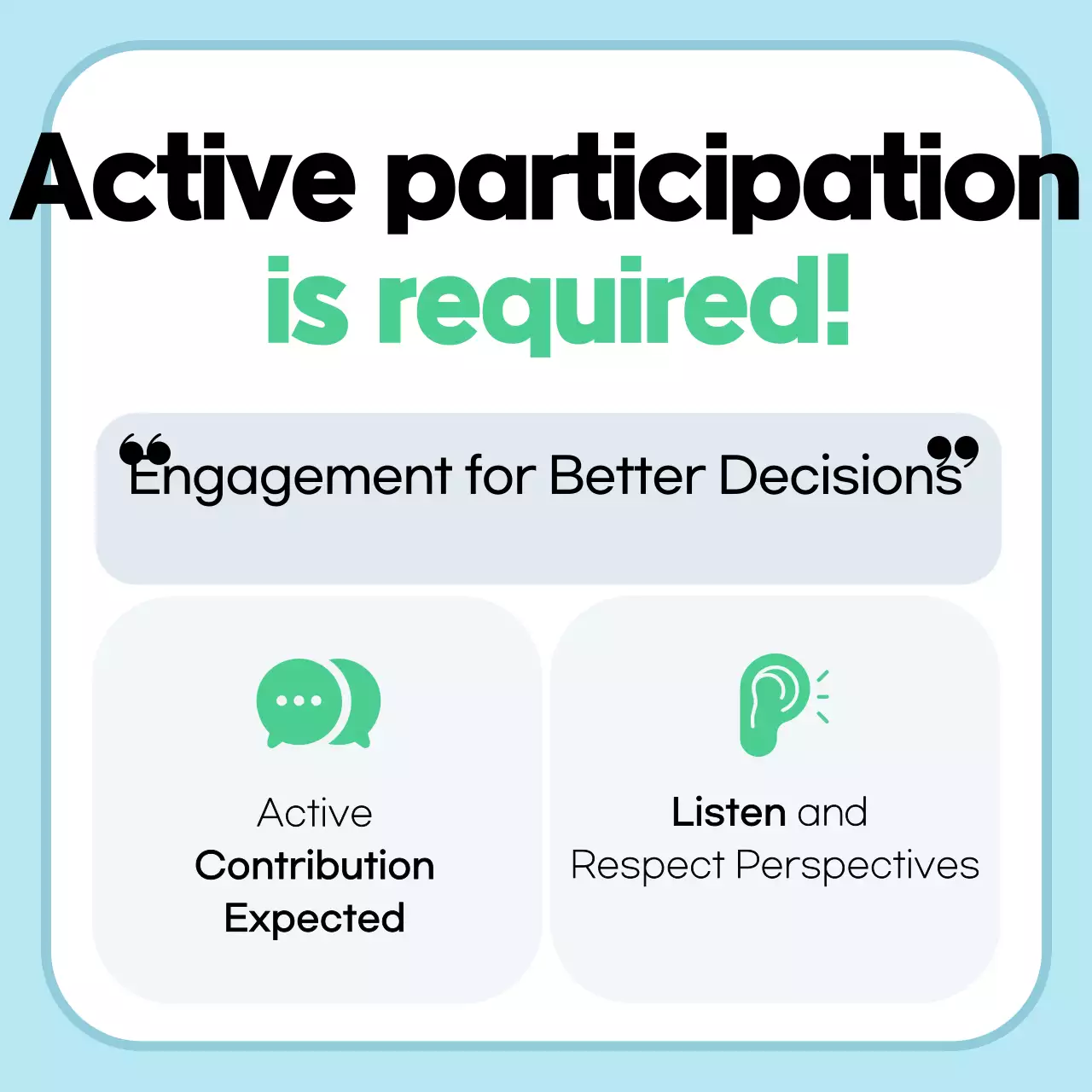 Green Simple Meeting Guide Instagram Carousel