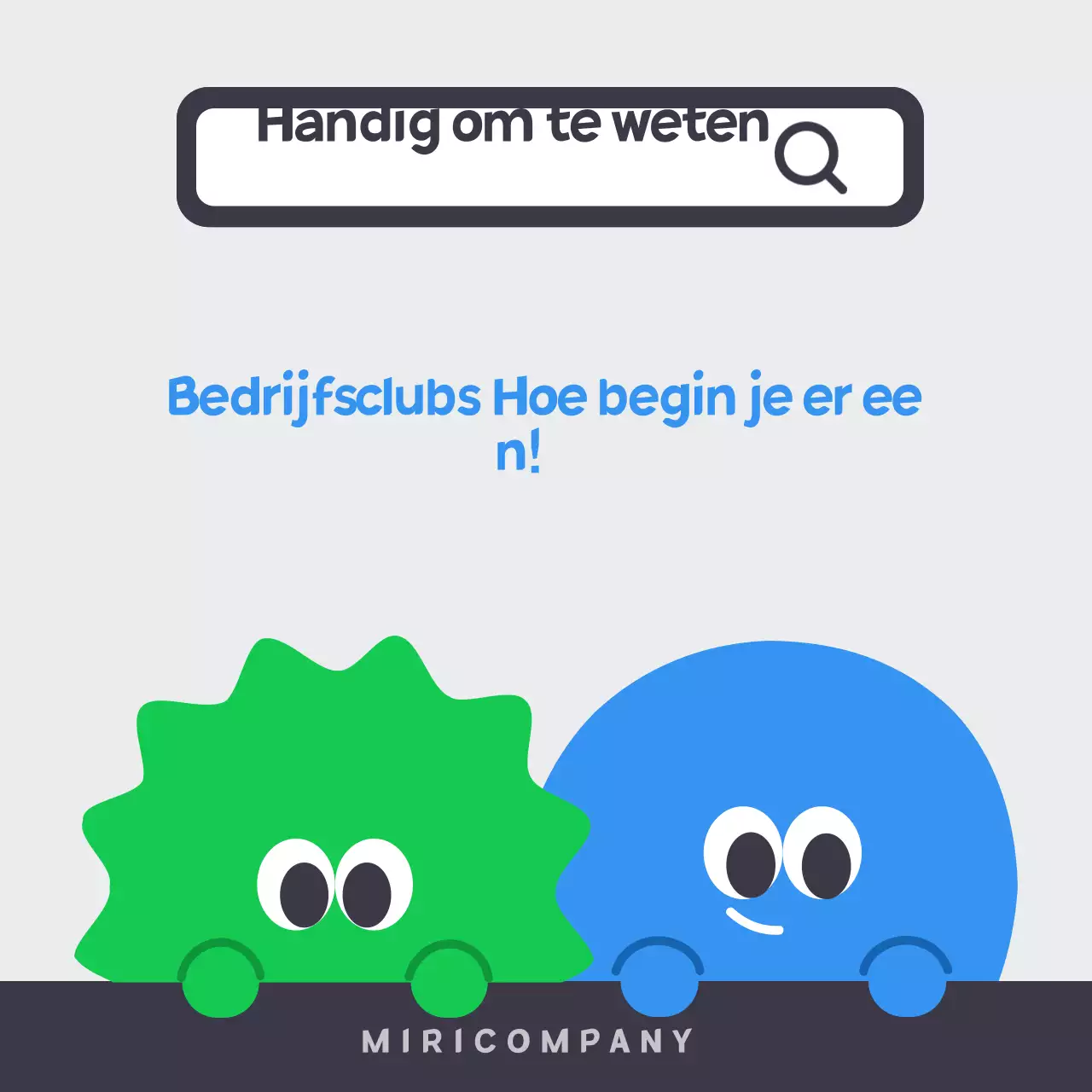 Lichtblauw eenvoudig hoe je een bedrijfsclub opzet om informatie te communiceren