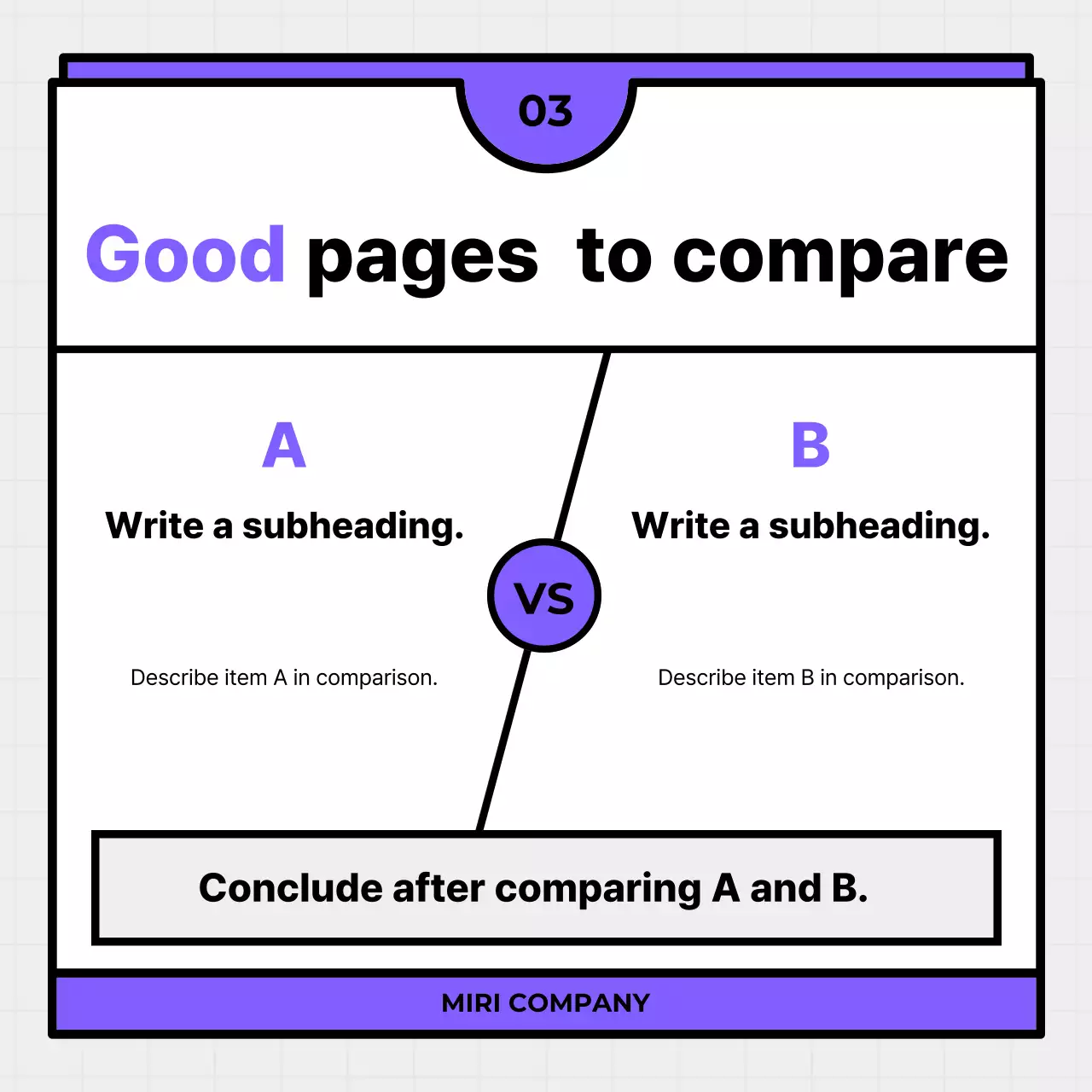Purple Simple Content Layout Guide Instagram Carousel