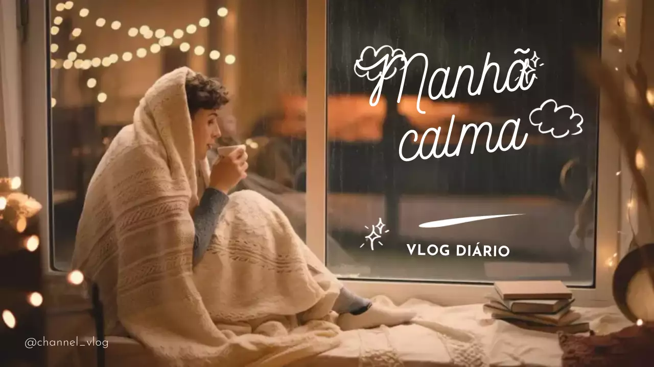 vlog da manhã aconchegante bege