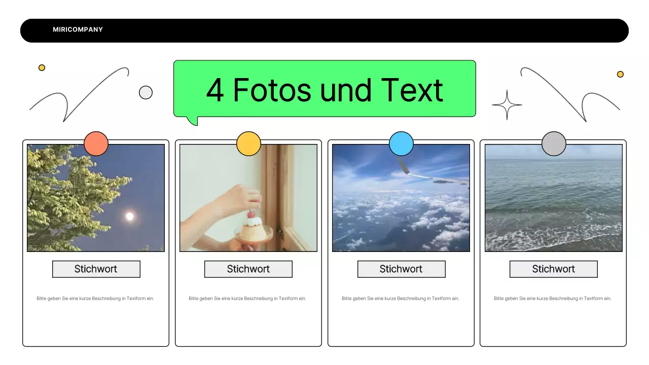 Ein einfacher Geschäftsplan in Weiß