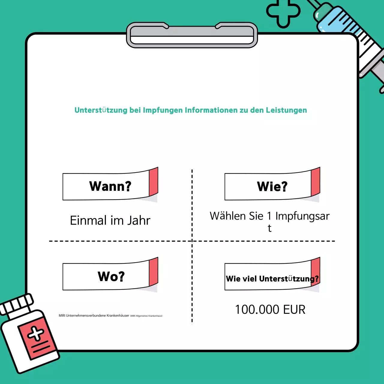 Ein niedlicher Leitfaden zur Unterstützung von Schutzimpfungen im Unternehmen