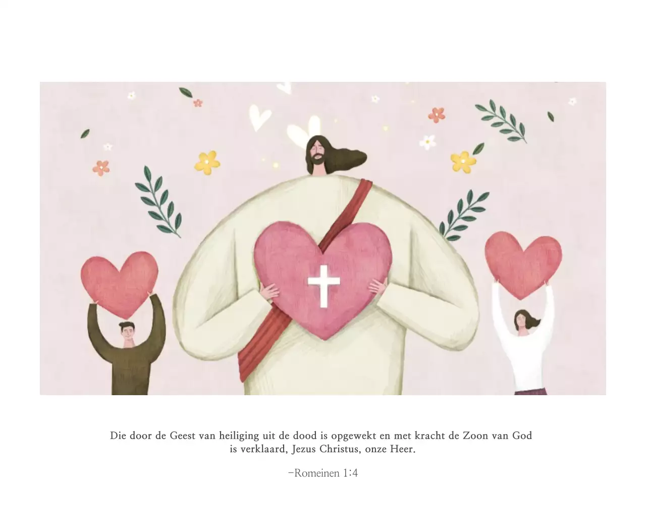 Pastel schone illustratie kerk