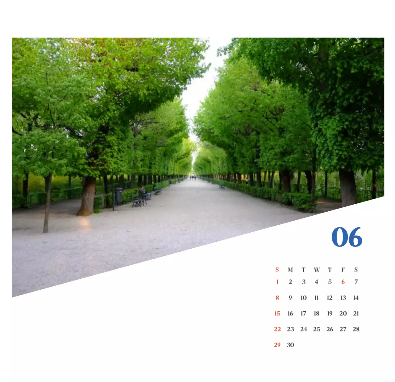 Kalender Rumah Sakit Modern Biru