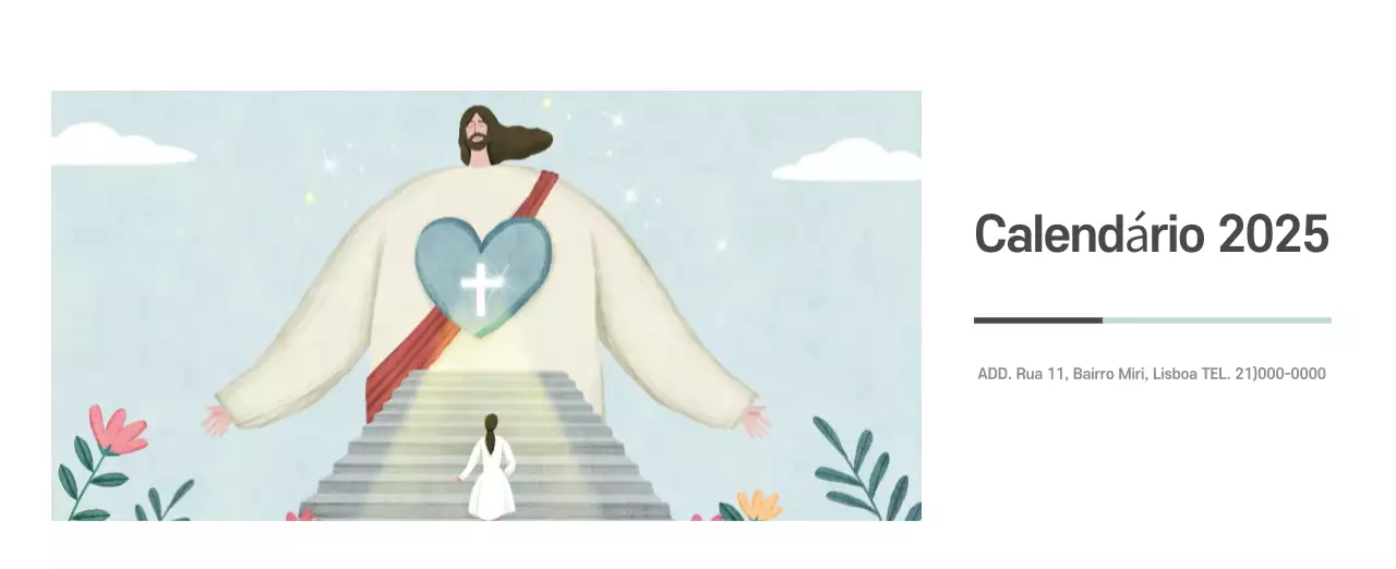 Ilustração pastel limpa de uma igreja