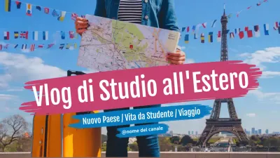 rosa blu studio all'estero vlog stile moderno