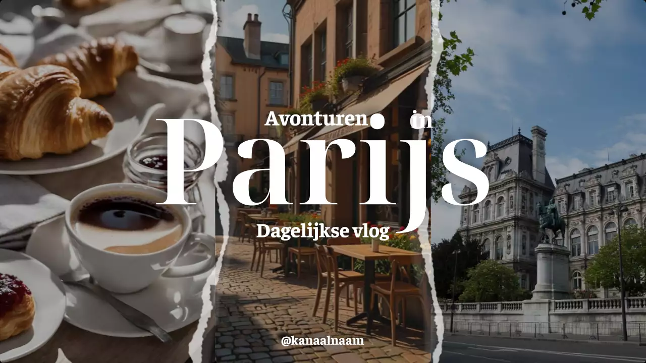 beige blauw avonturen in Parijs vlog moderne stijl