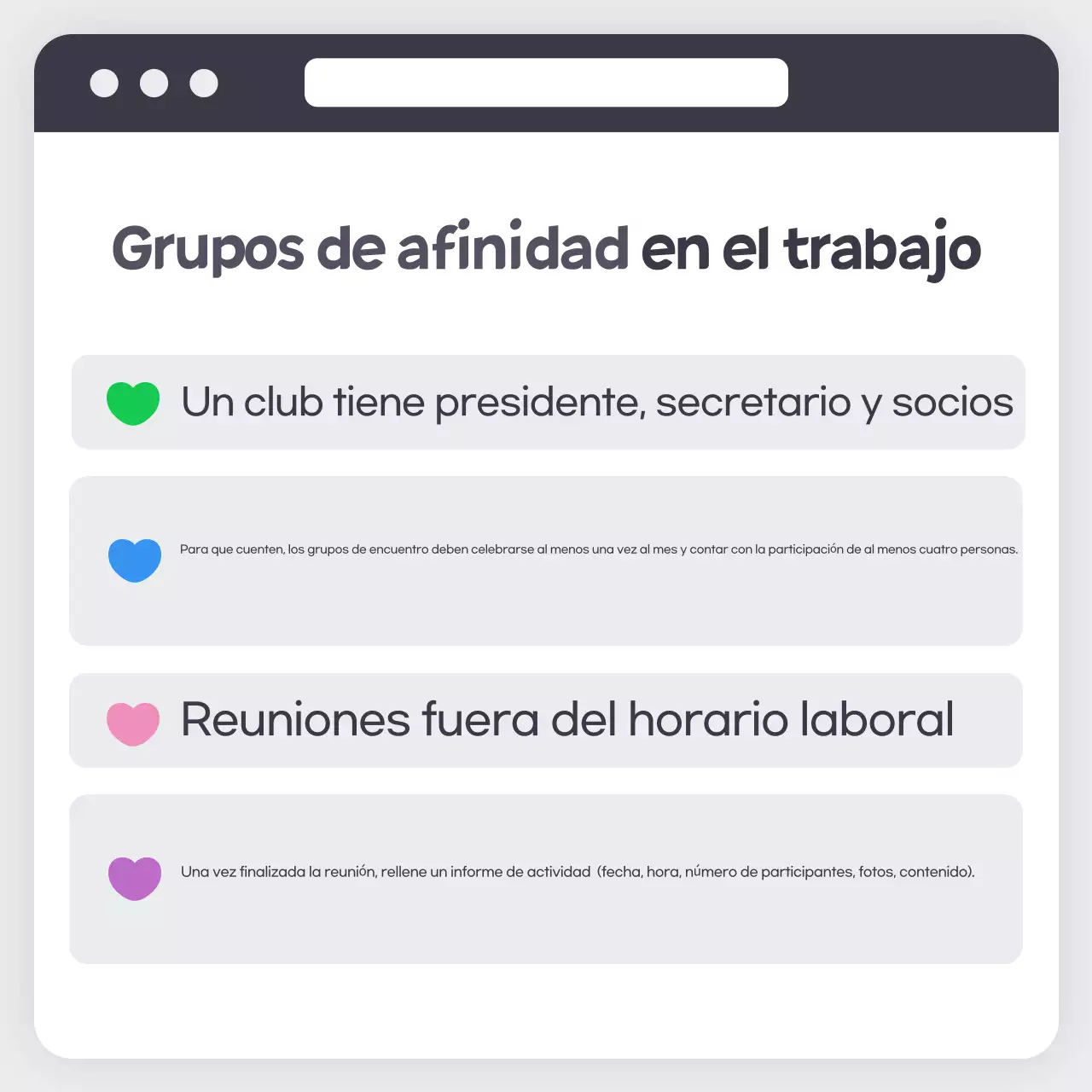 Azul claro sencillo cómo crear un club de empresa comunicar información