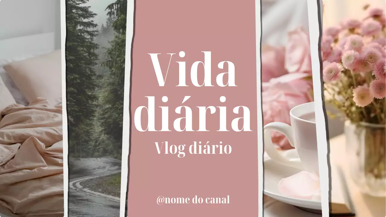 bege estética vlog diário estilo elegante