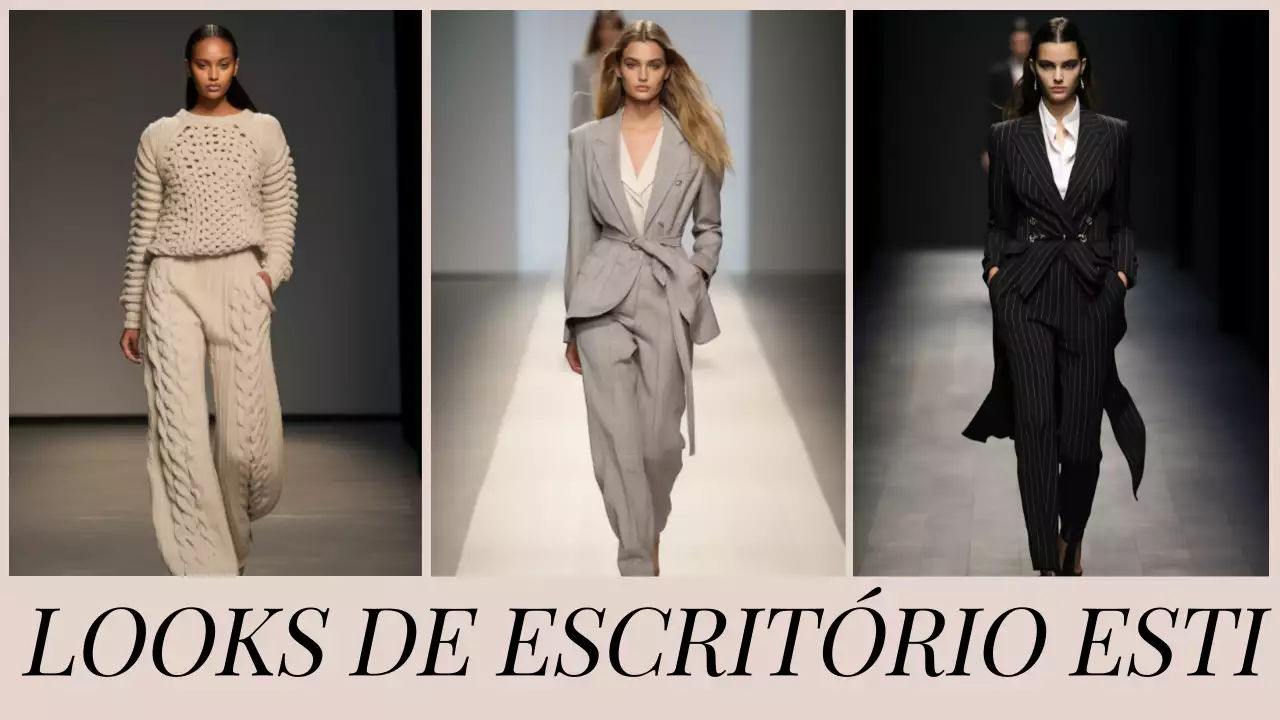 Anúncio de moda elegante bege