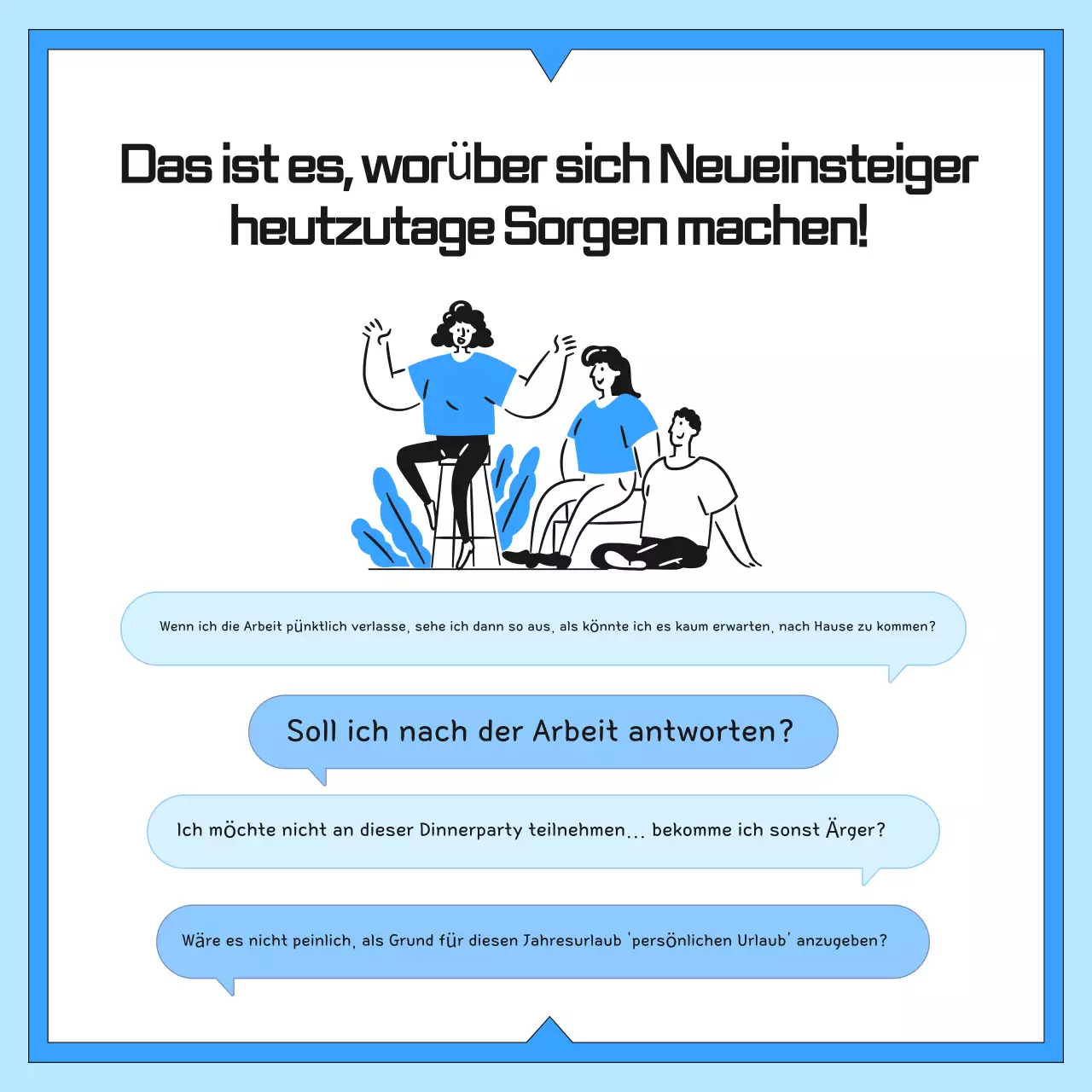 Blue Modern Workplace Culture Leitfaden