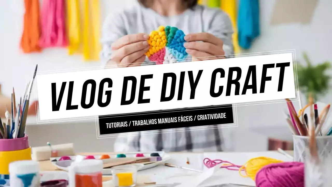 vermelho azul amarelo diy craft vlog