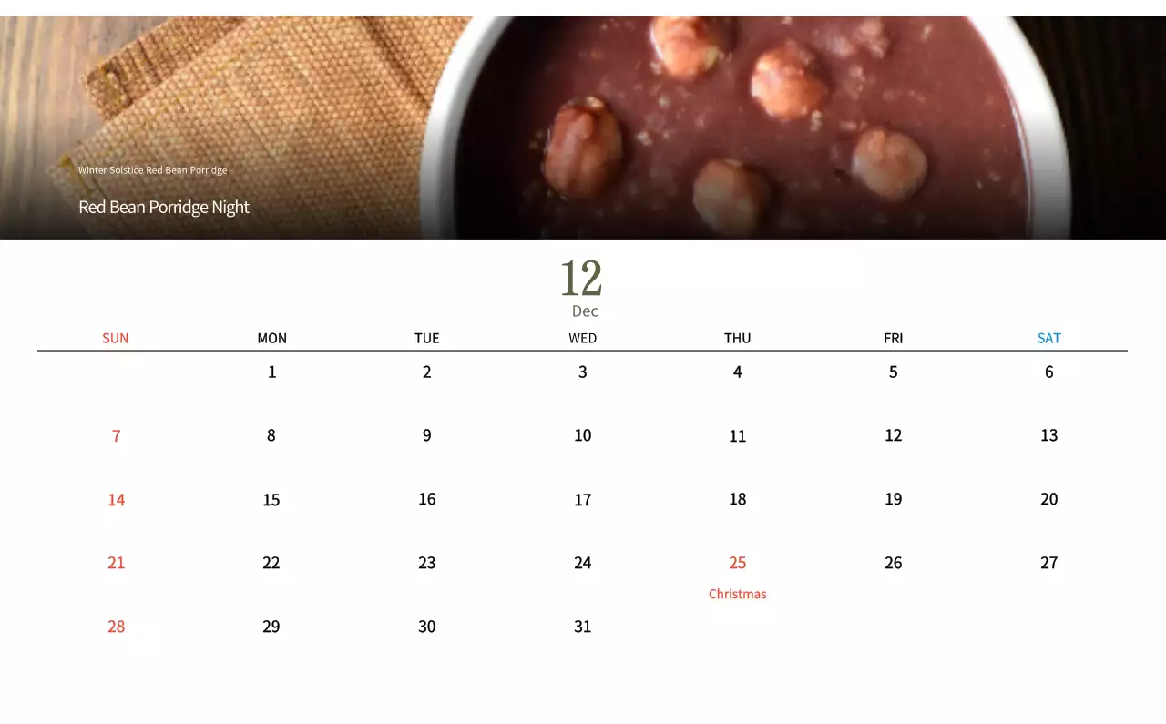 Kalender Makanan Tradisional Krem
