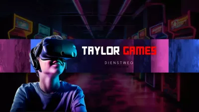 lila blau gaming youtube kanal vorlage moderner stil