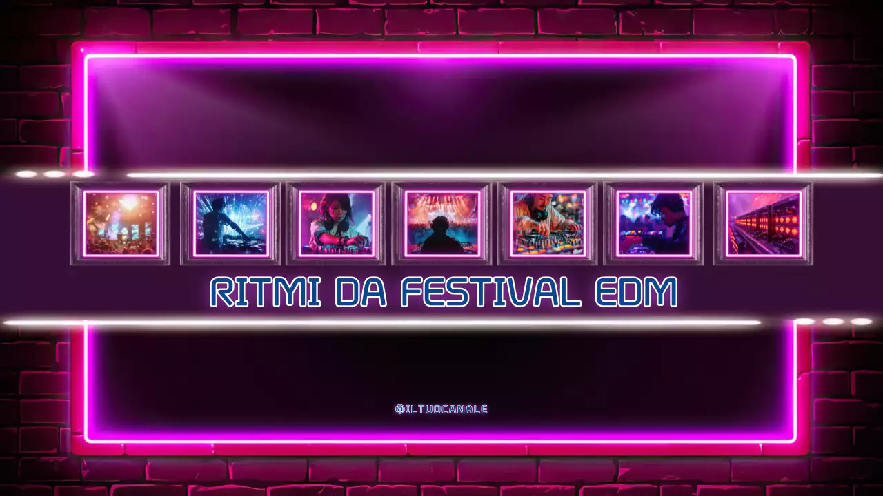 Playlist EDM moderna al neon