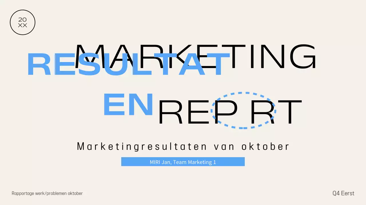 Ivory Modern rapportinformatie leveren