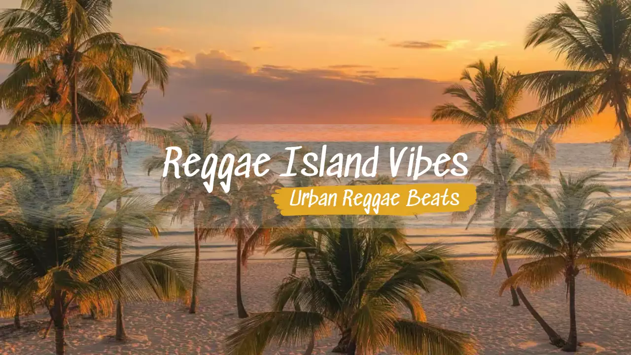 Orange Tropical Music Playlist YouTube Thumbnail