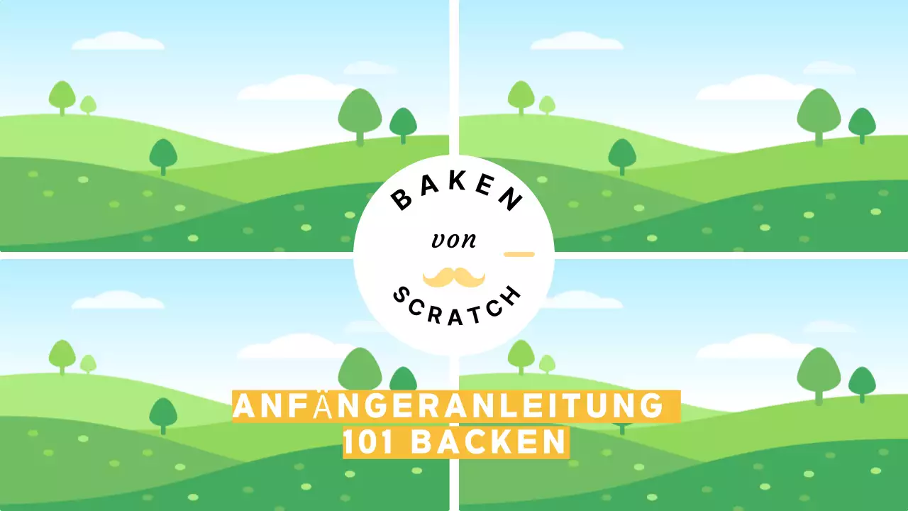 gelb braun weiß klassisch backen Anleitung modern Stil