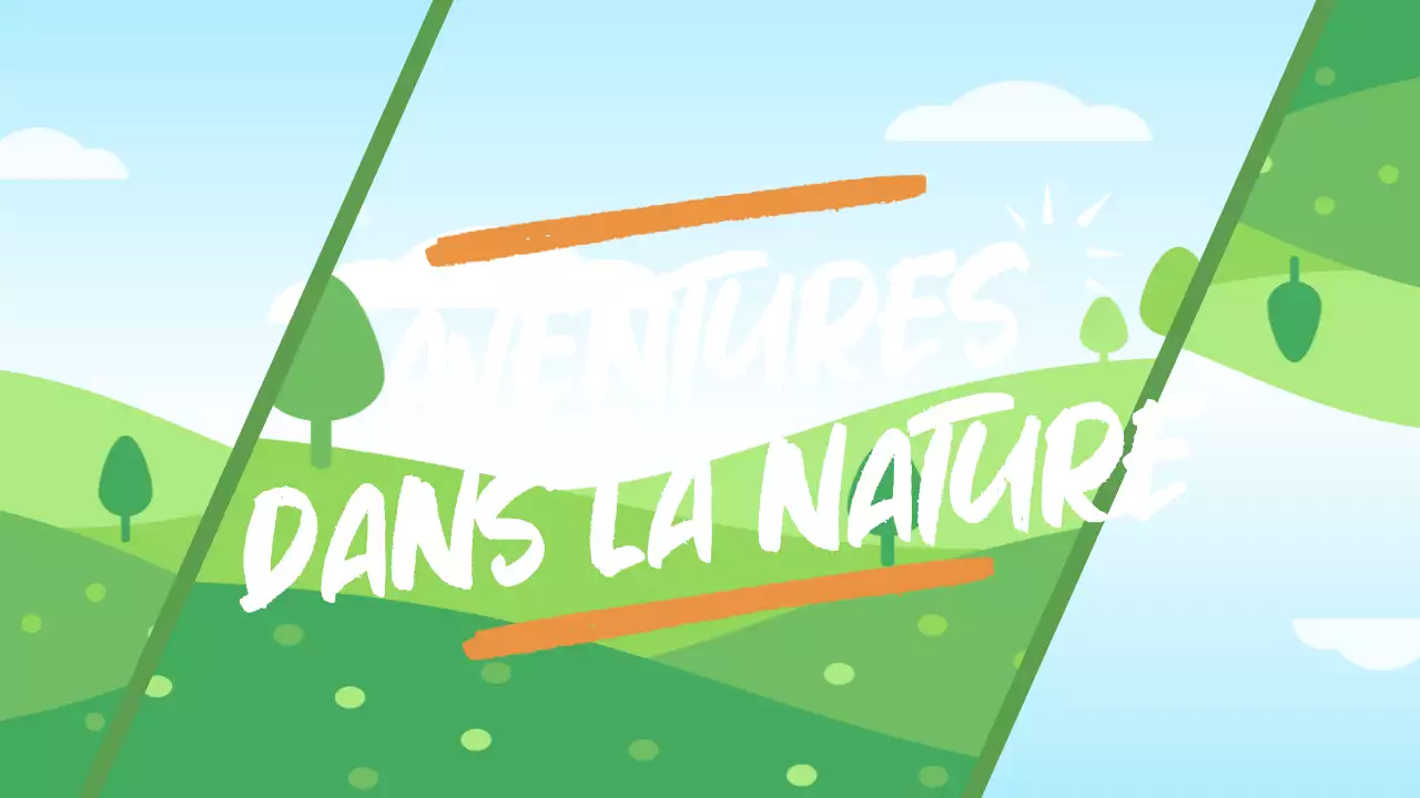 orange vert aventure dans la nature vlog