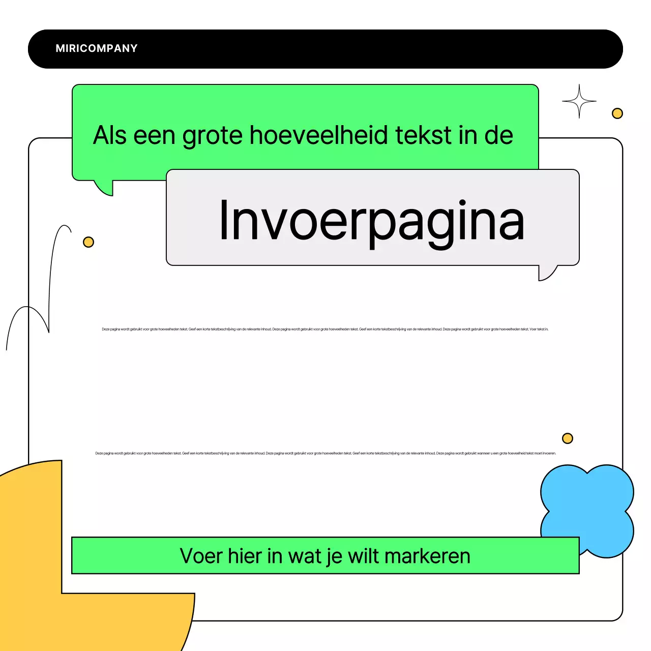 Promoot je zakelijke marketing in wit en eenvoudig