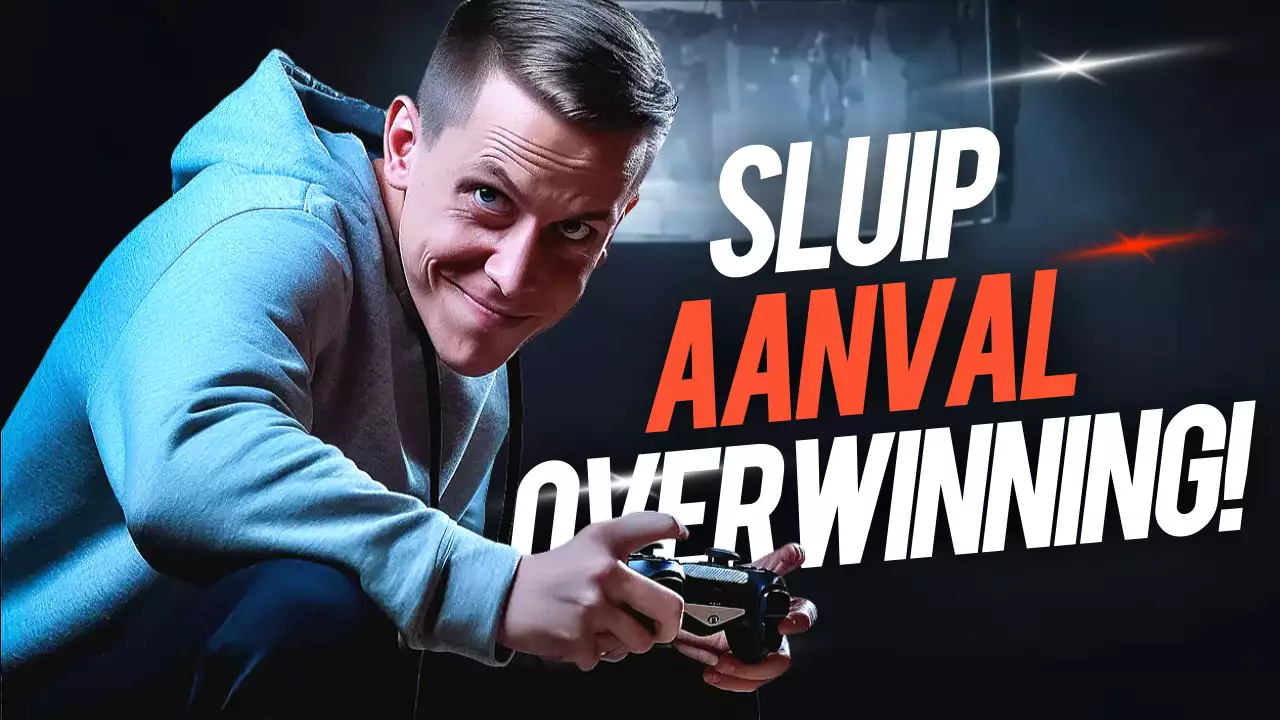 Blauw Trendy Gaming Aankondiging