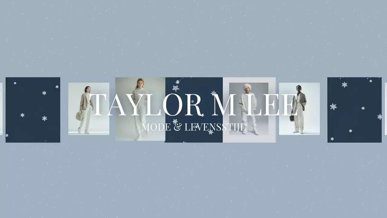 Blauw Modern Mode YouTube Kanaal Kunst