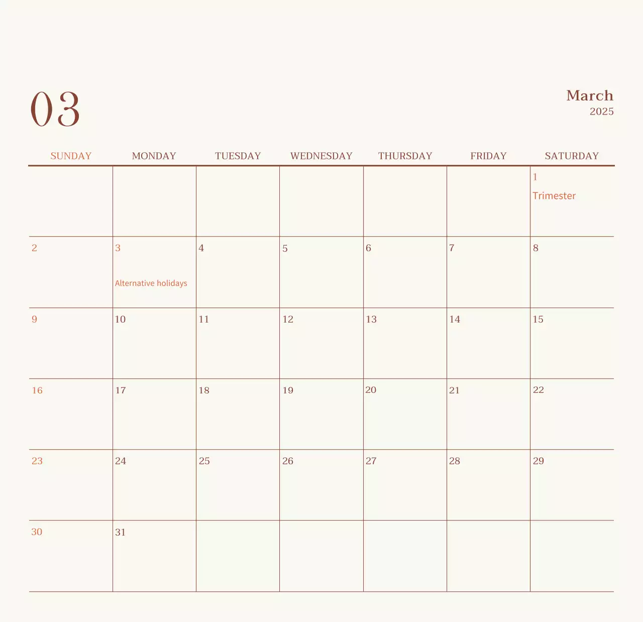 Promosikan Kafe Vintage Beige