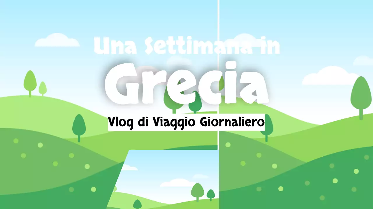 blu bianco vlog di viaggio quotidiano stile moderno