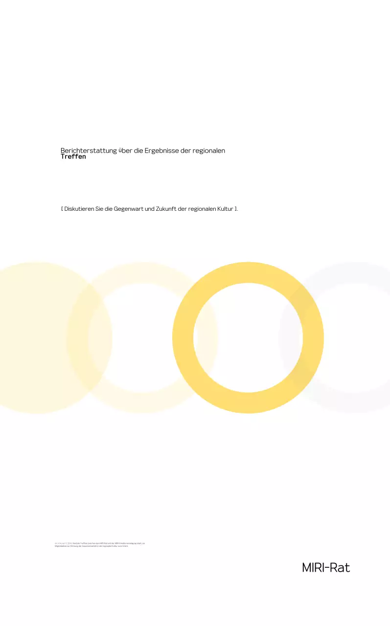 Konferenzankündigungen mit einfachen Formen