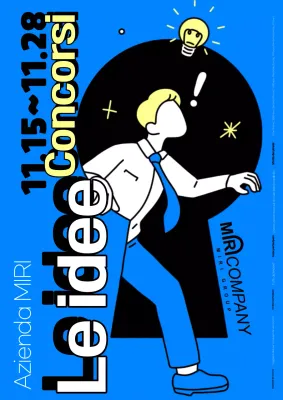 Pubblicità della creatività pop blu