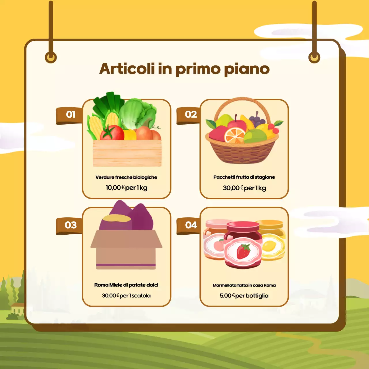 Evento speciale della mostra Yellow Lovely Produce