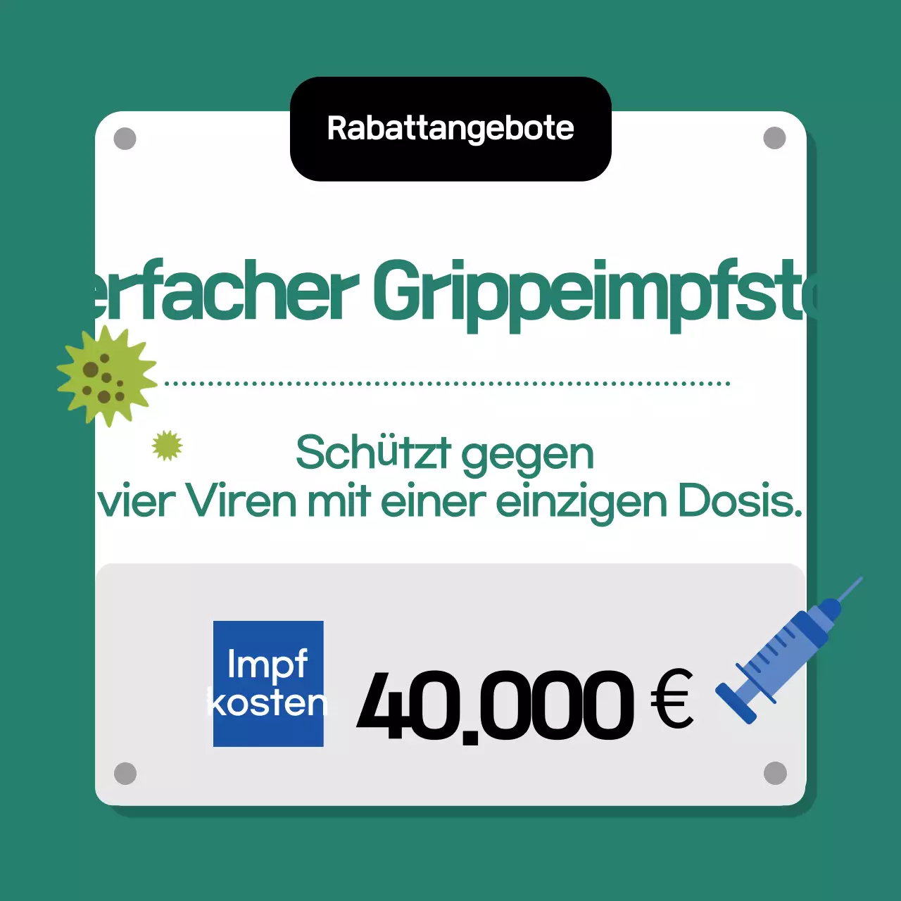 Grau Einfacher Leitfaden für Impfungen