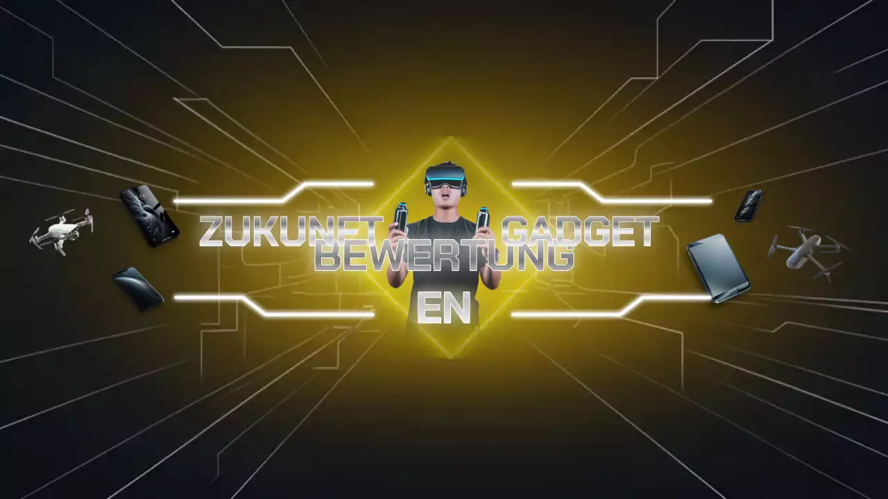 Yellow Futuristic Tech Reviews Anzeige