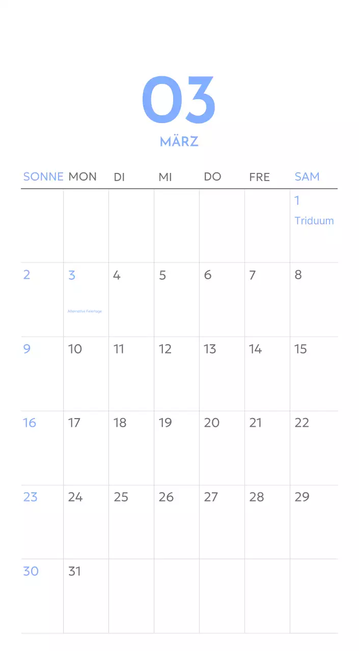 Foto-Zielverfolgungskalender mit einem Hauch von Blau