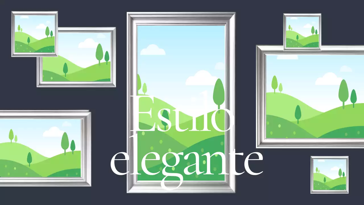 Gris Elegante Anuncio de Moda