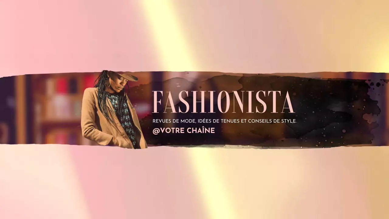 Promotion de la mode moderne beige et noire